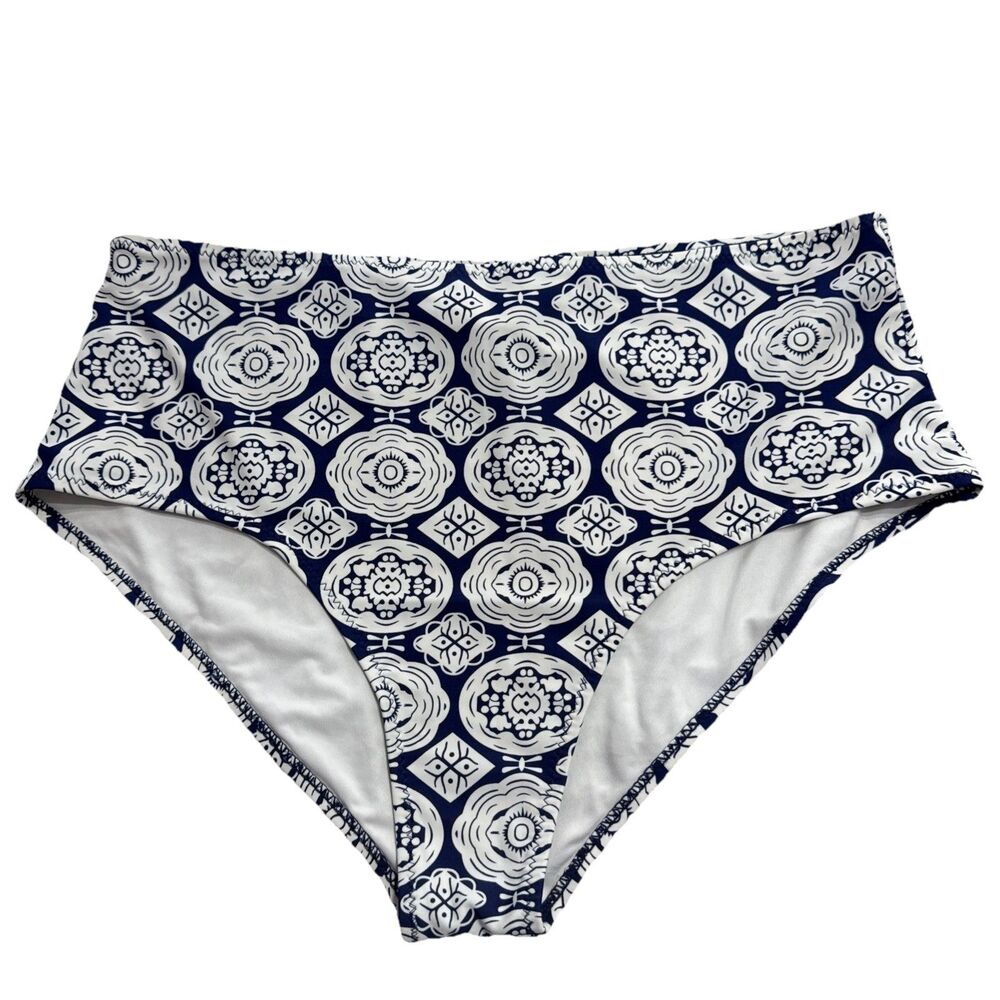 NWT Cupshe  Women's Swimsuit Bottoms XXL High Waisted Bikini Bottoms